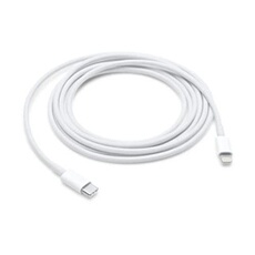 Câble de Charge Rapide Lightning 2M pour iPhone et iPad - pour IPhone 14/ 13/12/11/X / XS / Max / XR / 8 / 7 / 6 / SE / 5 - Rechargement et