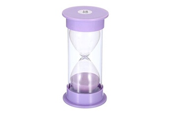 minuteur generique patikil 10 minute minuteur, 1pcs 5.26 x 2.53pouce petit sablonneux horloge, violet