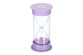 minuteur generique patikil 20 minute minuteur, 1pcs 5.26 x 2.53pouce petit sablonneux horloge, violet