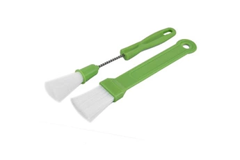 ustensile de cuisine uxcell plastic grip outdoor indoor barbecue bbq grill brush cleaner 2 in 1 light green