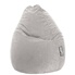 Sitting Point Pouf Softy XL Gris - 220L Fourrure Synthétique Moelleuse, Géant Confortable Made In Germany