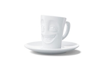 tasse et mugs tassen tasse et sous tasse expresso en porcelaine blanche humeur tassen 80 ml