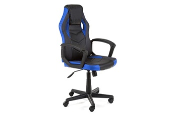 chaise gaming akord fauteuil des jeux fg19 noir et bleu