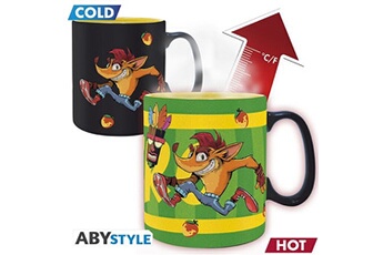 tasse et mugs abysse corp mug heat change - crash bandicoot - nitro - 460 ml