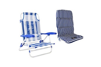 chaise de jardin bigbuy chaise de plage 85 x 51 x 55 cm