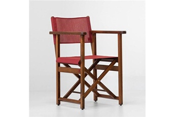 fauteuil metteur en scène pliant seol classique en bois azur confort-terre noire
