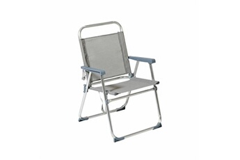 chaise de jardin bigbuy chaise de plage 22 mm gris aluminium 52 x 56 x 80 cm 52 x 56 x 80 cm
