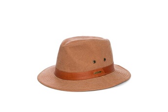 casquette et chapeau de randonnée stetson chapeau en coton yosemite taille 61 marron