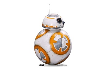 Sticker mural GENERIQUE STAR CUTOUTS Figurine en carton Robot BB-8 Star Wars Hauteur 94 cm