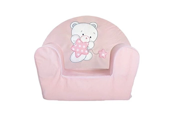 chaise de jardin bigbuy fauteuil pour enfant 44 x 34 x 53 cm rose acrylique