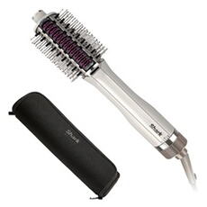 Brosse chauffante et peigne lissant Shark SmoothStyle Blanc Argent