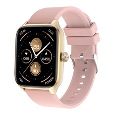 Montre connectée YONIS Montre Connectée IP67 Étanche Rose Bluetooth Appels et Suivi Santé Multisport Or