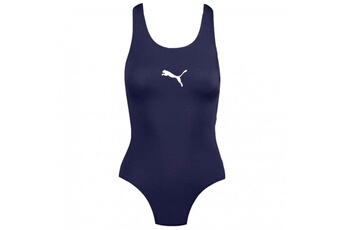 maillot de bain une pièce puma maillot de bain 1 pièce puma swim women swimsuit 1p bleu marine taille : xs