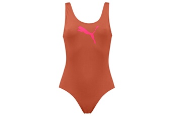 maillot de bain une pièce puma maillot de bain 1 pièce puma swim women swimsuit 1p orange taille : xs