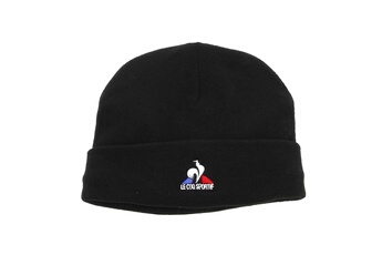 bonnet et cagoule sportwear le coq sportif bonnet classique ess bonnet n2 noir taille : unique