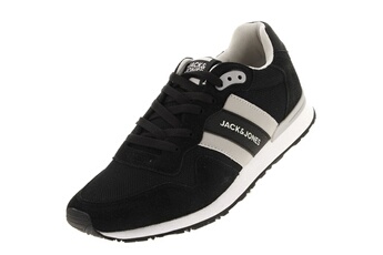 chaussures sportswear jack and jones chaussures running mode stellar mesh anth gris anthracite foncé taille : 44