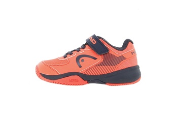 chaussures de tennis head chaussures tennis sprint scratch 3.0 kids orange taille : 27