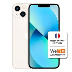 iphone 13 - Grade C - 128GB - Blanc Reconditionné en France par WeFix