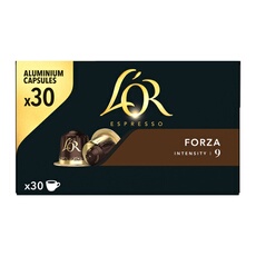 Café Capsules Espresso Forza Compatibles Nespresso Intensité 9 'or Espresso La Boite De - vue 2