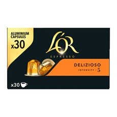 Café Capsules Espresso Delizioso Compatibles Nespresso Intensité 5 'or Espresso La Boite De - vue 2