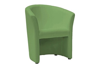 fauteuil cabriolet confort écocuir vert tisso