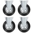 VidaXL Lot De 8 Roulettes Pivotantes 50mm Avec Frein - Charge 35kg - Pour Meubles Et Établis