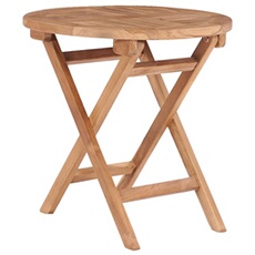 vidaXL - Table Pliable de Jardin - Teck - 45 cm