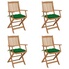 Lot De 4 Chaises De Jardin En Polyrotin Avec Coussins - Dossier Rabattable - Housses Amovibles Lavables - Couleur Beige - Pour Terrasse, Patio