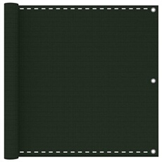 Balkonscherm 90x600 cm HDPE donkergroen310975