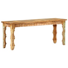 Vidaxl Banc Salon Banc De Salle De Séjour Banc D'entrée Banc De Couloir Maison Intérieur Durable 110X35x45 Cm Bois De Récupération Massif