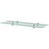 Zwevend schap 60x20 cm 8 mm glas - Kantoormeubelen Plus Zwevend schap 60x20 cm 8 mm glas - Kantoormeubelen Plus