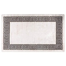Vloerkleed wasbaar anti-slip 120x180 cm lichtbeige337948