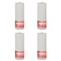 Bougies Pilier Bolsius Lot Individuel | Cire Paraffine Blanc 120/60 Mm - Brûlée 33 Heures