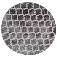 Vloerkleed wasbaar anti-slip ø120 cm meerkleurig337981