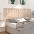 Tête De Lit Double En Bois Massif De Pin - 206x4x100 Cm Meuble Chambre à Coucher Élégant