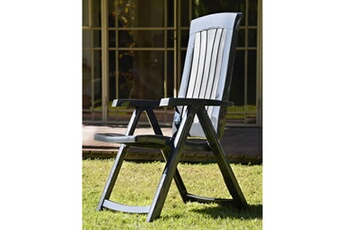 chaise de jardin keter chaises de jardin inclinables corsica 2 pcs gris