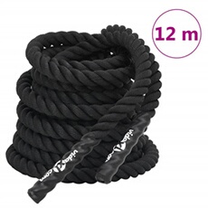 Divers accessoires mobilité vidaXL Corde de combat noir 15 m 11 kg