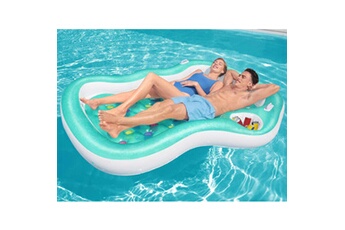 fauteuil de jardin bestway salon de piscine double designer 224x174 cm