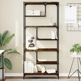 Bibliothèque 9 Compartiments – Meuble Rangement Livres Bois Noir 98 X 29 X 97,5 Cm VidaXL