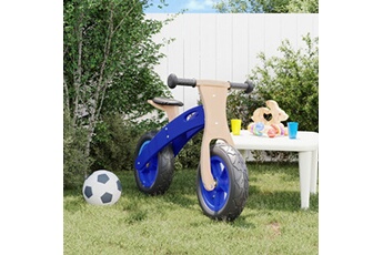 véhicule à pédale vidaxl vélo d'équilibre pour enfants avec pneus pneumatiques bleu