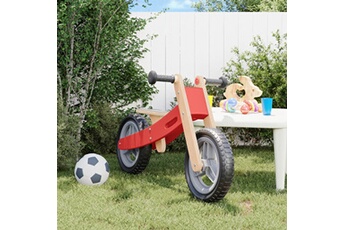 véhicule à pédale vidaxl vélo d'équilibre pour enfants rouge