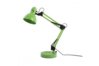lampe de bureau present time - lampe de table funky hobby h52cm - vert -