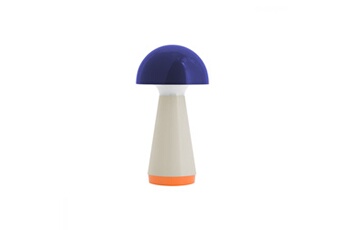 lampe à poser remember - lampe de table bobbi h18cm - bleu -