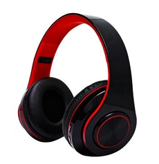 Casque audio YONIS Casque Bluetooth Sans Fil V5.0 Haute Qualité Audio 10m Portée 12h Conversation + SD 16Go Noir