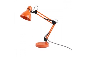 lampe de bureau present time - lampe de table funky hobby h52cm - orange -