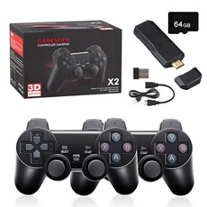 Console rétrogaming GENERIQUE Victorvan X2 plus-64G - Console de jeu X2PLUS GD10 HD PSP TV 4K 3D, sans fil, avec poignée