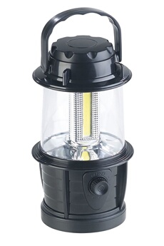 lanterne torche et lampe frontale pearl : lanterne nomade à intensité variable avec 3 led cob - 3 w - 140 lm