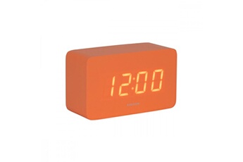 réveil present time - réveil spry tube led - orange -