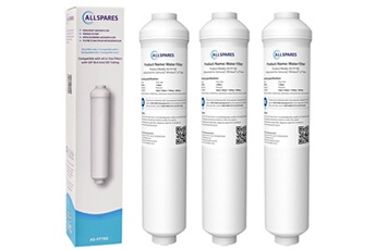 Accessoire Réfrigérateur et Congélateur Allspares Lot de 3 Filtres à eau universel externe pour réfrigérateur compatible avec Samsung / LG / Haier / Valberg etc.
