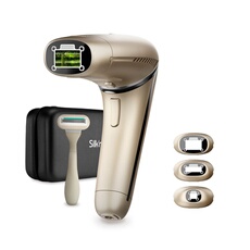 Epilateur à lumière pulsée SILK'N 7 Double lampe à tête rotative 600.000 flash 3 embouts de zone - vue 2